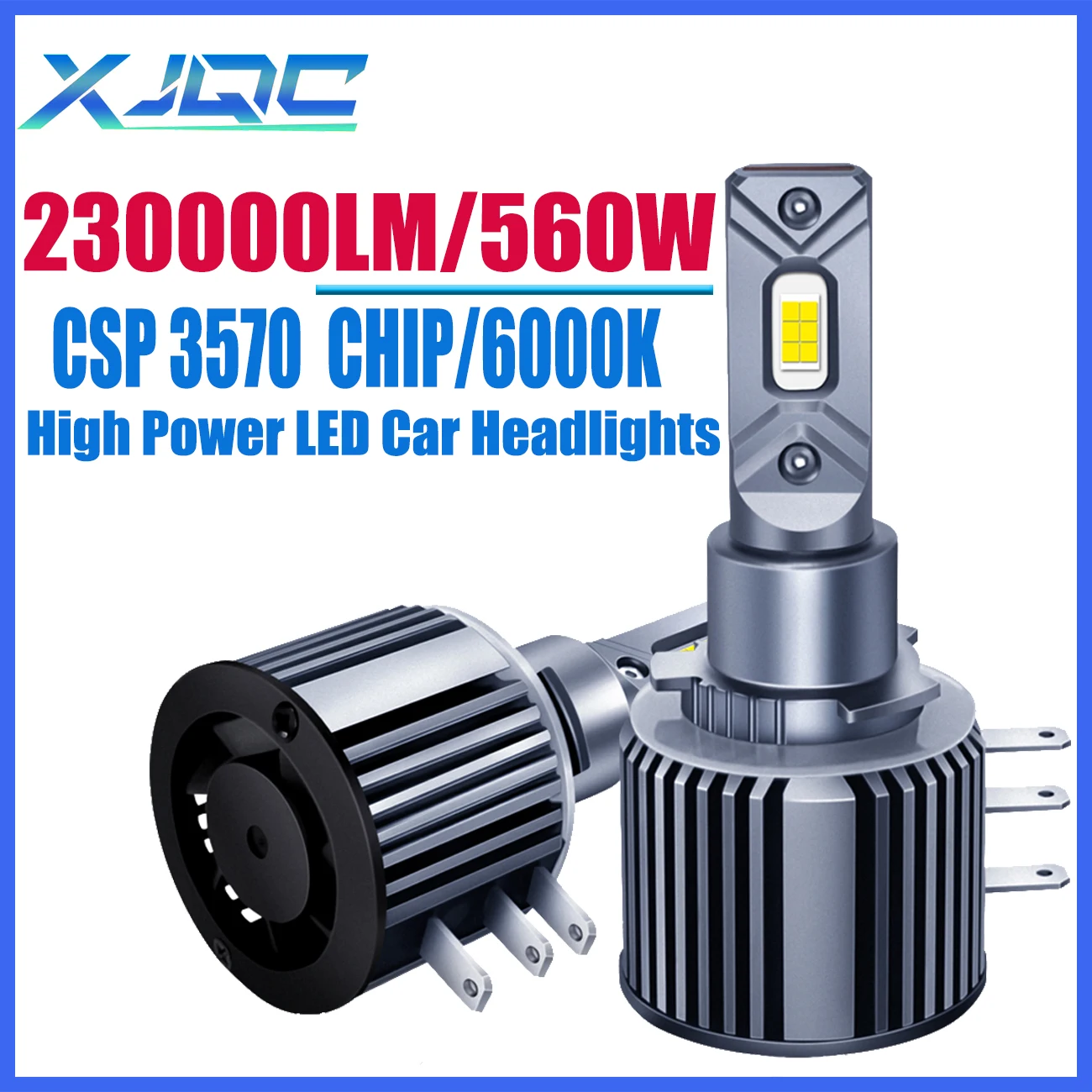 XJQC H15 6000K 560W 230000LM 12V LED Automotive Headlamp CSP 3570 Chip High Power Non destructive Spotlight Easy to Install
XJQC H15 6000K 560W 230000LM 12V LED Automotive Headlamp CSP 3570 Chip High Power Non destructive Spotlight Easy to Install