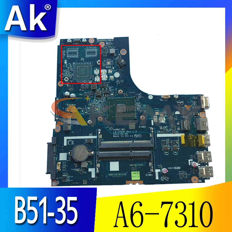 Материнская плата для ноутбука Lenovo B51-35 AAWBC/BD la-c293p, встроенная графическая карта 100%, тест ОК
Материнская плата для ноутбука Lenovo B51-35 AAWBC/BD la-c293p, встроенная графическая карта 100%, тест ОК