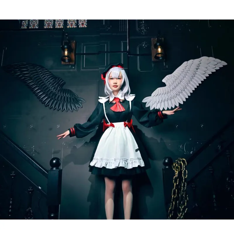 Gothic Original Animation Game Cosplay Suit Noelle Soft Sister Dress Big Bow Loli Dress Maid Outfit Uniform ALO9
Gothic Original Animation Game Cosplay Suit Noelle Soft Sister Dress Big Bow Loli Dress Maid Outfit Uniform ALO9