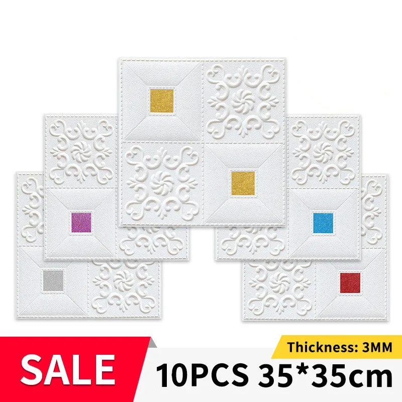 3D Wall Stickers Self-adhesive Waterproof Ceiling Foam Brick Wallpaper Home Renovation Decor House Office Kid Room Decoration
3D Wall Stickers Self-adhesive Waterproof Ceiling Foam Brick Wallpaper Home Renovation Decor House Office Kid Room Decoration