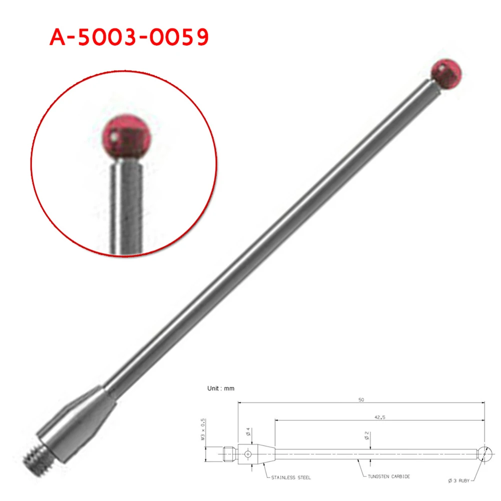 Touch Probe High Quality CMM Touch Probe with Good Corrosion Resistance and Tungsten Steel Dial Indicator Probe
Touch Probe High Quality CMM Touch Probe with Good Corrosion Resistance and Tungsten Steel Dial Indicator Probe