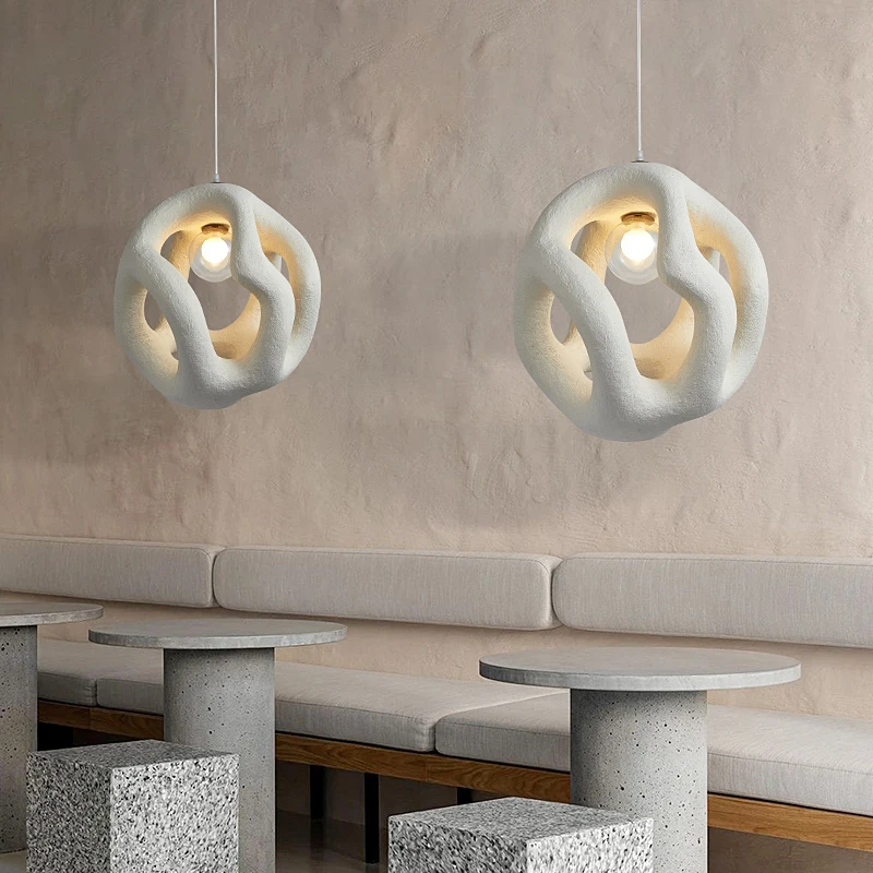 Bedside Bedroom Pendant Lamp Wabi Sabi Modern White/Black Coffee Bar Bedroom Lighting Creative Indoor LED Decor Chandelier
Bedside Bedroom Pendant Lamp Wabi Sabi Modern White/Black Coffee Bar Bedroom Lighting Creative Indoor LED Decor Chandelier