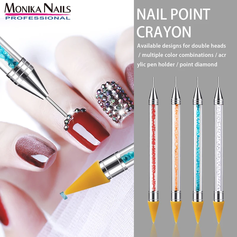 Dual-ended Acrylic Dotting Wax Pen Crystal Beads Handle Rhinestone Gem Picking Picker Painting Pen DIY Manicure Point Drill Tool
Dual-ended Acrylic Dotting Wax Pen Crystal Beads Handle Rhinestone Gem Picking Picker Painting Pen DIY Manicure Point Drill Tool