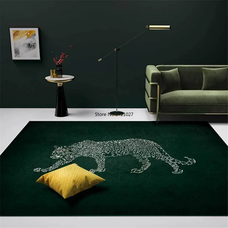 Fashion Luxury Leopard Green Carpet Living Room Animal Print Kitchen Rug Washable Bedroom Decorative Floor Mats
Fashion Luxury Leopard Green Carpet Living Room Animal Print Kitchen Rug Washable Bedroom Decorative Floor Mats