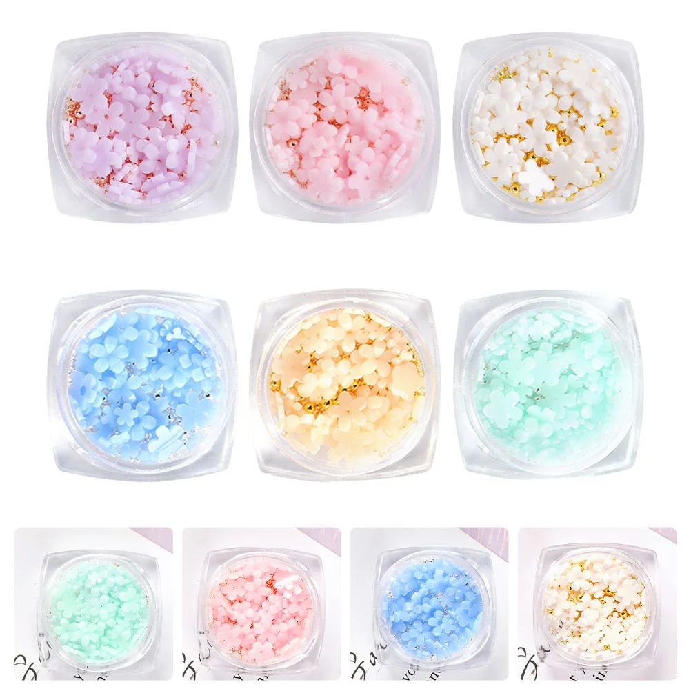6 Boxes Nail Flower Beads Nail Charms for Nails 3D Resin Flower for Nails for Nail
6 Boxes Nail Flower Beads Nail Charms for Nails 3D Resin Flower for Nails for Nail