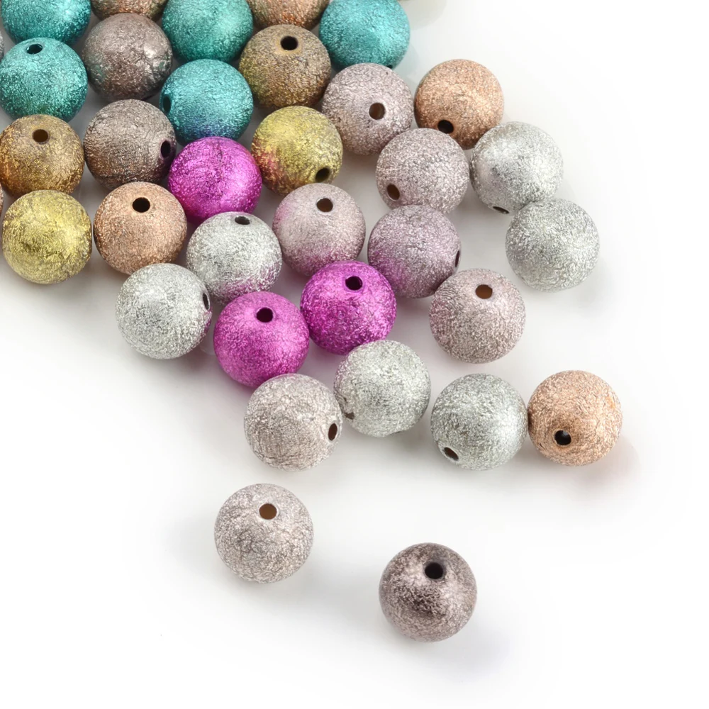 100PCS Spray Painted Acrylic Beads Matte Style Round Mixed Color 8mm Hole: 2mm 
100PCS Spray Painted Acrylic Beads Matte Style Round Mixed Color 8mm Hole: 2mm
