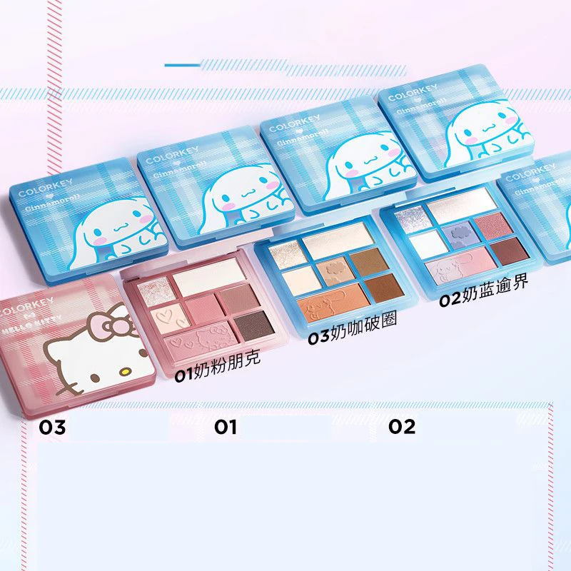 Оригинальная цветная палитра теней для век Cinnamoroll семь цветов Аниме Мультяшные Румяна подчеркивающие тонкие блестки для макияжа девушек
Оригинальная цветная палитра теней для век Cinnamoroll семь цветов Аниме Мультяшные Румяна подчеркивающие тонкие блестки для макияжа девушек
