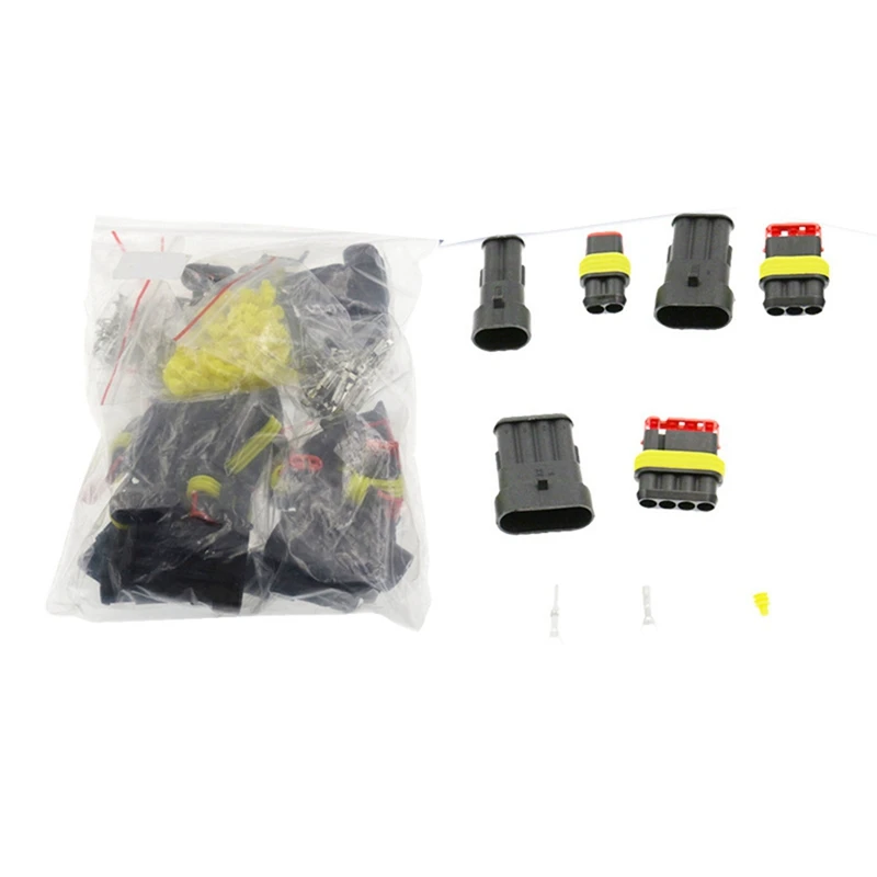 15Pcs 2P 3P 4P Way AMP 1.5 Super Seal Waterproof Electrical Automotive Wire Connector Plug For Car Motorcycle
15Pcs 2P 3P 4P Way AMP 1.5 Super Seal Waterproof Electrical Automotive Wire Connector Plug For Car Motorcycle