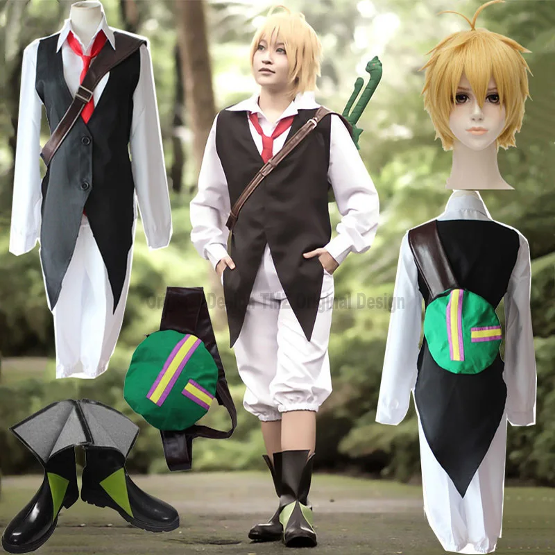 The Seven Deadly Sins Anime Dragon's Sin of Wrath Meliodas Cosplay Costume Full Set Uniforms Meliodas Cosplay Wigs Boots Shoes
The Seven Deadly Sins Anime Dragon's Sin of Wrath Meliodas Cosplay Costume Full Set Uniforms Meliodas Cosplay Wigs Boots Shoes