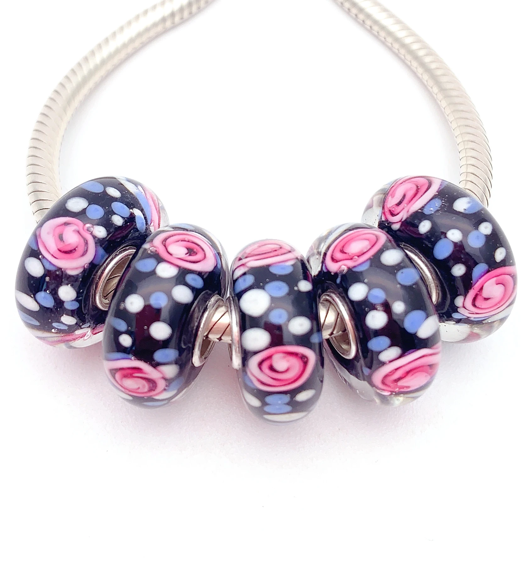 XHYG95 5X 100% Authenticity S925 Sterling Silver Beads Murano GlassBeads Fit European Charms Bracelet Diy Jewelry Lampwork
XHYG95 5X 100% Authenticity S925 Sterling Silver Beads Murano GlassBeads Fit European Charms Bracelet Diy Jewelry Lampwork
