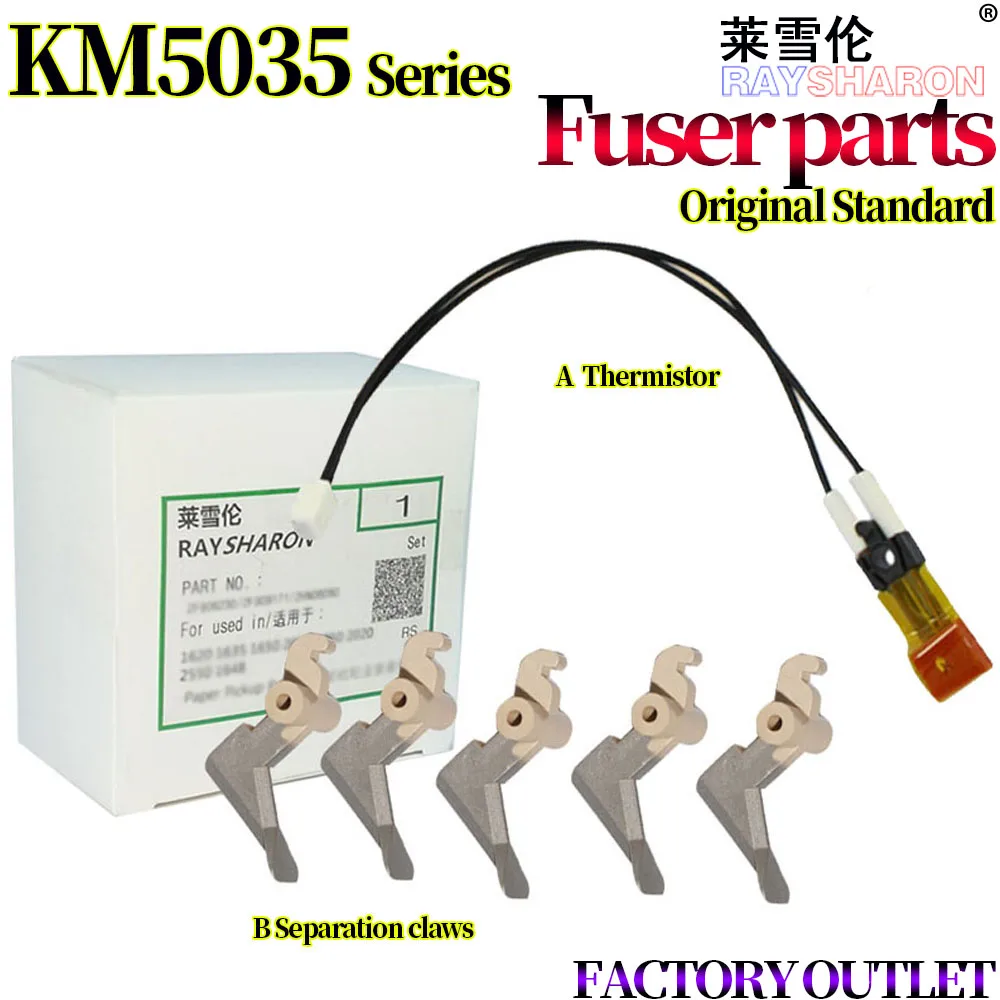 Термистор для верхнего захвата пальцев/фьюзера для Kyocera KM 2530 3035 4035 5035 TASKalfa 420i 520i 3050 4050 5050 3530 2BL20080
Термистор для верхнего захвата пальцев/фьюзера для Kyocera KM 2530 3035 4035 5035 TASKalfa 420i 520i 3050 4050 5050 3530 2BL20080