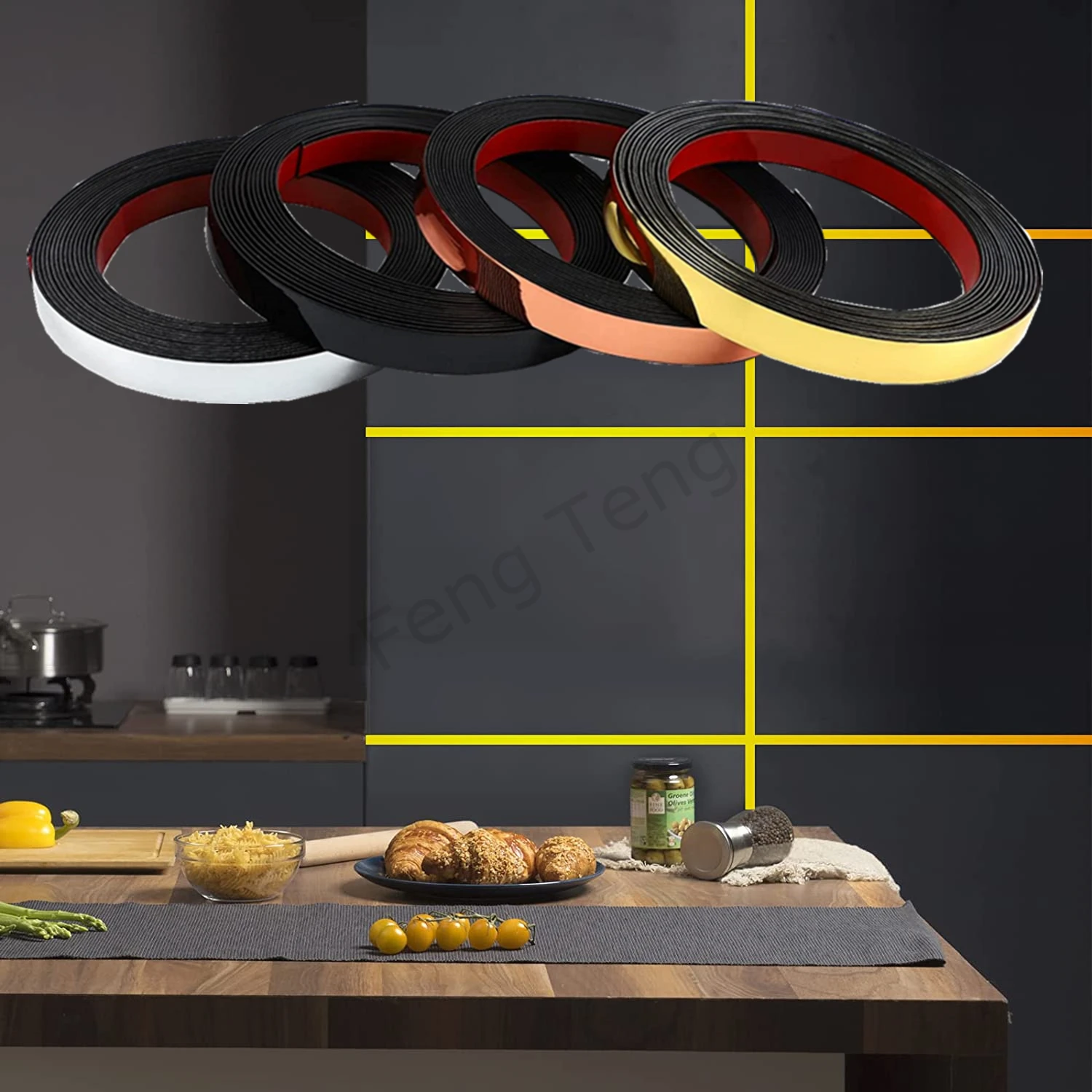 5M Gold Tape Self adhesive wall sticker Living Room Background Wall Ceiling Decoration Lines Decal Furniture Edge Banding Strip 
5M Gold Tape Self adhesive wall sticker Living Room Background Wall Ceiling Decoration Lines Decal Furniture Edge Banding Strip