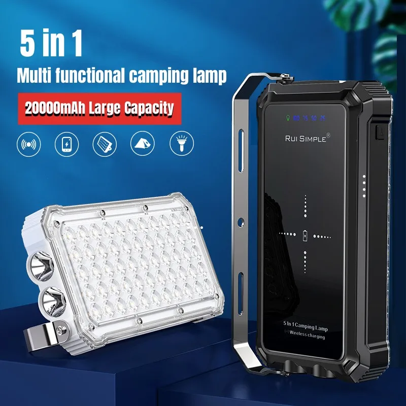 20000mAh portable outdoor camping tent LED light SUB multi-function mobile phone wireless waterproof IP66 flashlight emergency
20000mAh portable outdoor camping tent LED light SUB multi-function mobile phone wireless waterproof IP66 flashlight emergency
