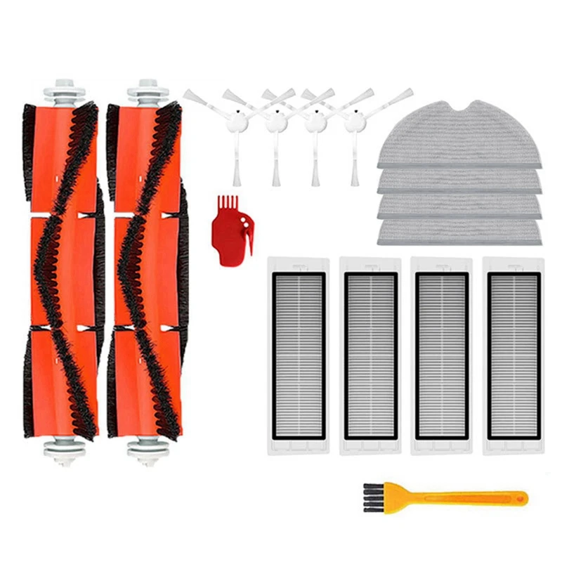 Main Side Brush Filter Mop Cloth Replacement For Xiaomi Mijia 1C 1T Mi Robot Vacuum Mop Dreame F9 Robotic Vacuum Cleaner
Main Side Brush Filter Mop Cloth Replacement For Xiaomi Mijia 1C 1T Mi Robot Vacuum Mop Dreame F9 Robotic Vacuum Cleaner