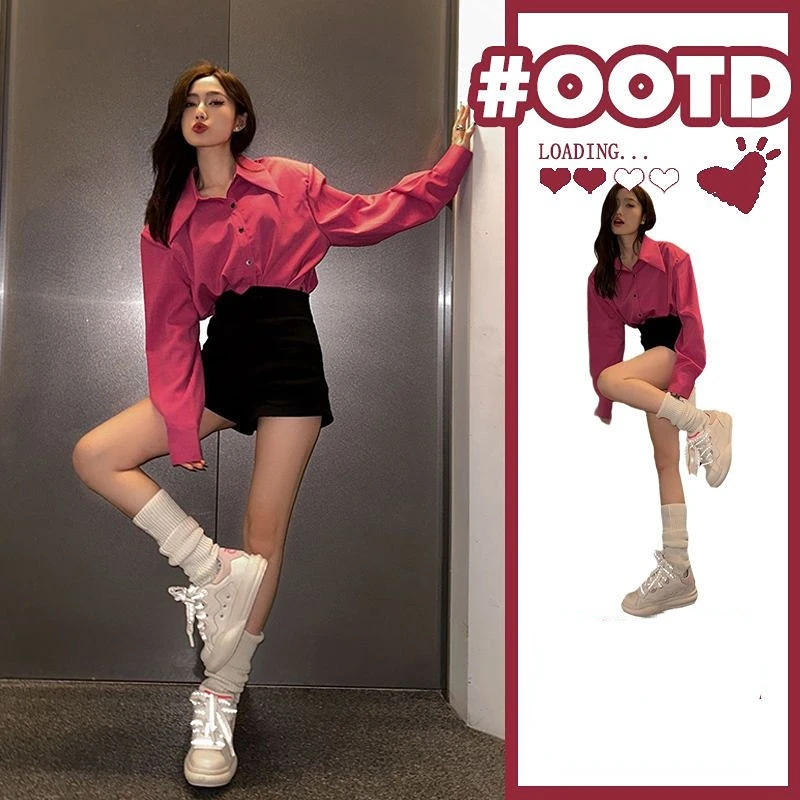 Early Spring Suit Female 2023 New Loose Thin Fashion Shirt Shorts Two-piece Set Summer Sets Womens Outfits
Early Spring Suit Female 2023 New Loose Thin Fashion Shirt Shorts Two-piece Set Summer Sets Womens Outfits