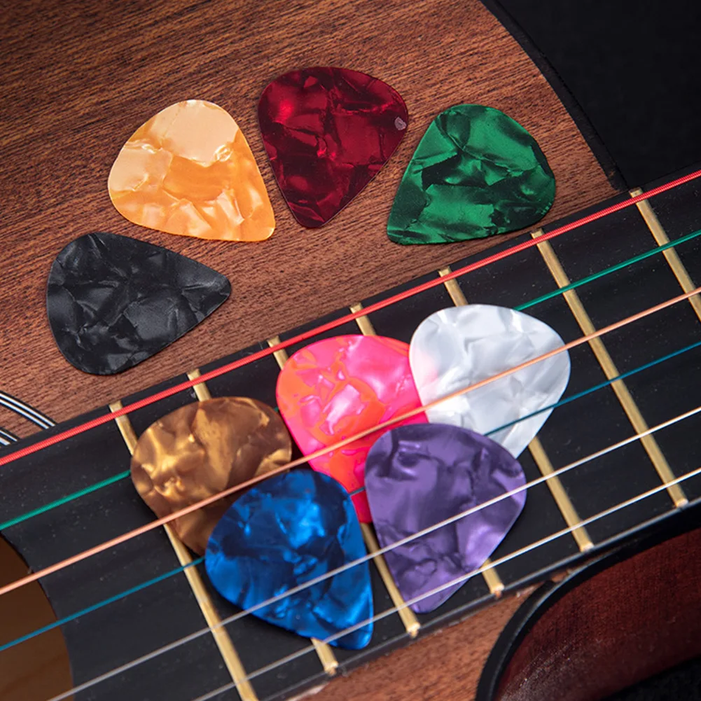 12PCS Guitar Picks Plectrum Celluloid Acoustic Electric Guitar Bass Accessories Mix Color 26 X 30mm Stringed Instruments Parts
12PCS Guitar Picks Plectrum Celluloid Acoustic Electric Guitar Bass Accessories Mix Color 26 X 30mm Stringed Instruments Parts