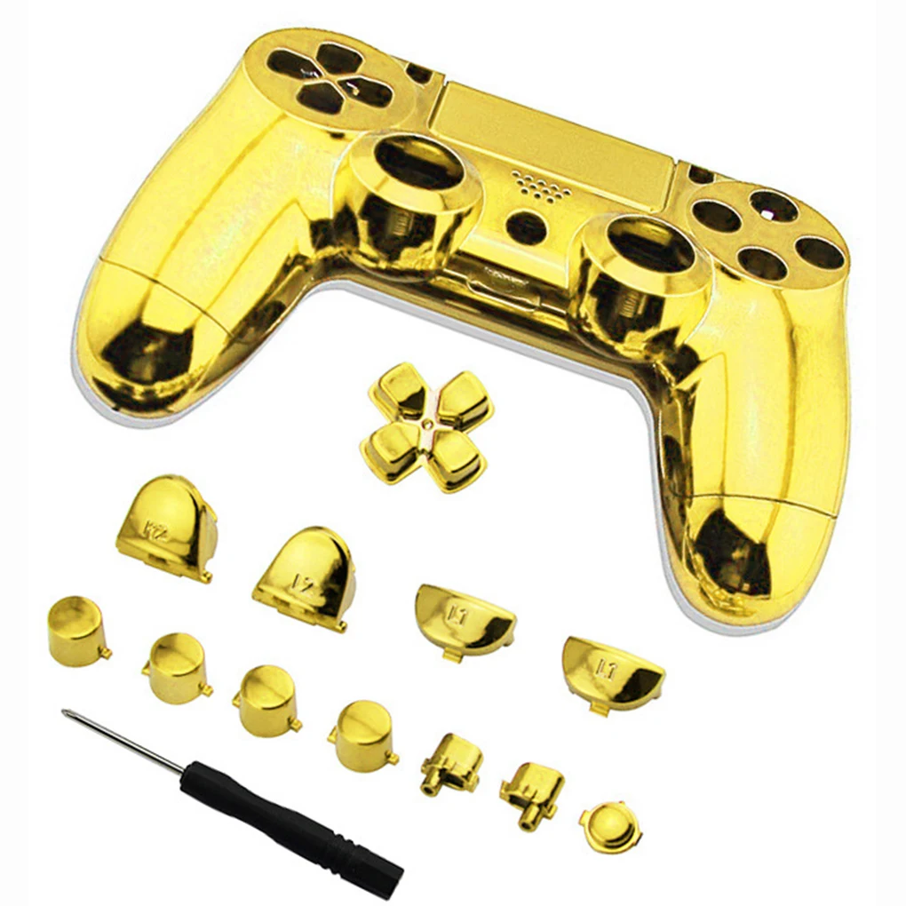 Full Plated Controller Set Bumpers Triggers Dpad LB RB LT RT Case Screwdriver Replacement For PS4 Controller
Full Plated Controller Set Bumpers Triggers Dpad LB RB LT RT Case Screwdriver Replacement For PS4 Controller