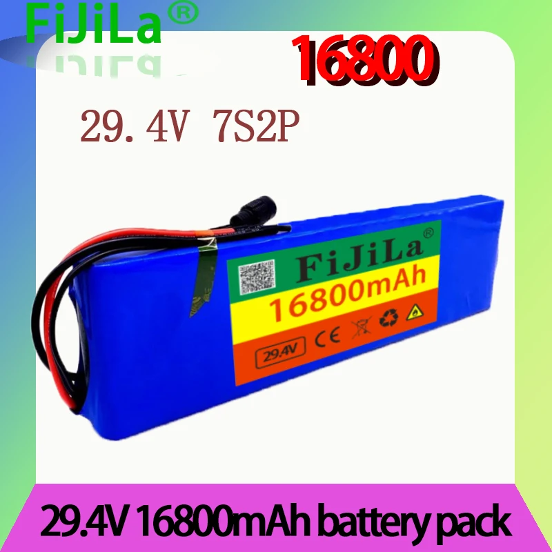 Литий-ионный аккумулятор 7S2P 18650 большой емкости 29,4 в мАч для электрического велосипеда, мопеда, балансирующего скутера + зарядное устройств...
Литий-ионный аккумулятор 7S2P 18650 большой емкости 29,4 в мАч для электрического велосипеда, мопеда, балансирующего скутера + зарядное устройств...