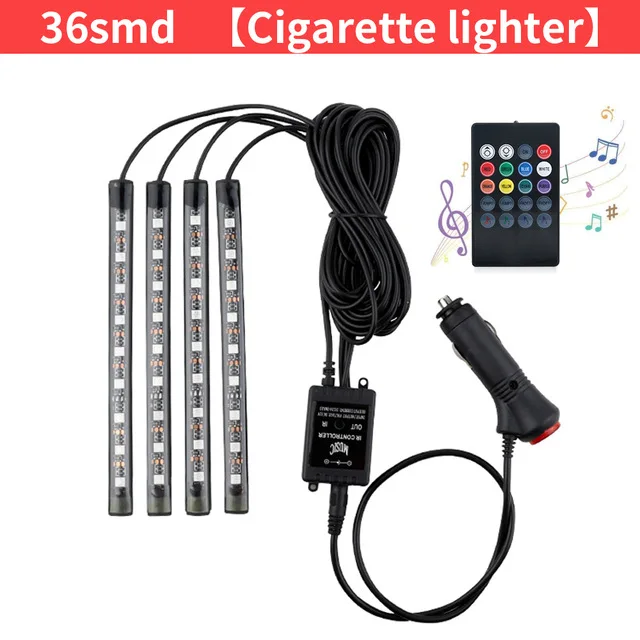 СВЕТОДИОДНЫЙ Автомобильный светильник с питанием от USB, подсветка для сигарет, управление музыкой, App RGB, декоративсветильник освещение для салона автомобиля 
СВЕТОДИОДНЫЙ Автомобильный светильник с питанием от USB, подсветка для сигарет, управление музыкой, App RGB, декоративсветильник освещение для салона автомобиля