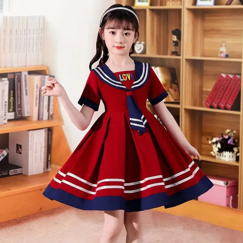Girls' Dress Summer Children's Clothing College Wind 4-15 Years Old Summer Skirt JK Uniform Baby Girl Sweet Princess Dress
Girls' Dress Summer Children's Clothing College Wind 4-15 Years Old Summer Skirt JK Uniform Baby Girl Sweet Princess Dress