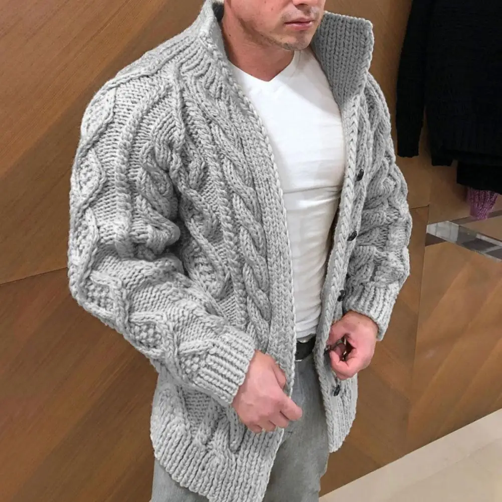 High Qulity Cardigan Coat Comfortable Sweater Jacket Wear Resistant Twist Braided Sweater Coat No Shrinking
High Qulity Cardigan Coat Comfortable Sweater Jacket Wear Resistant Twist Braided Sweater Coat No Shrinking
