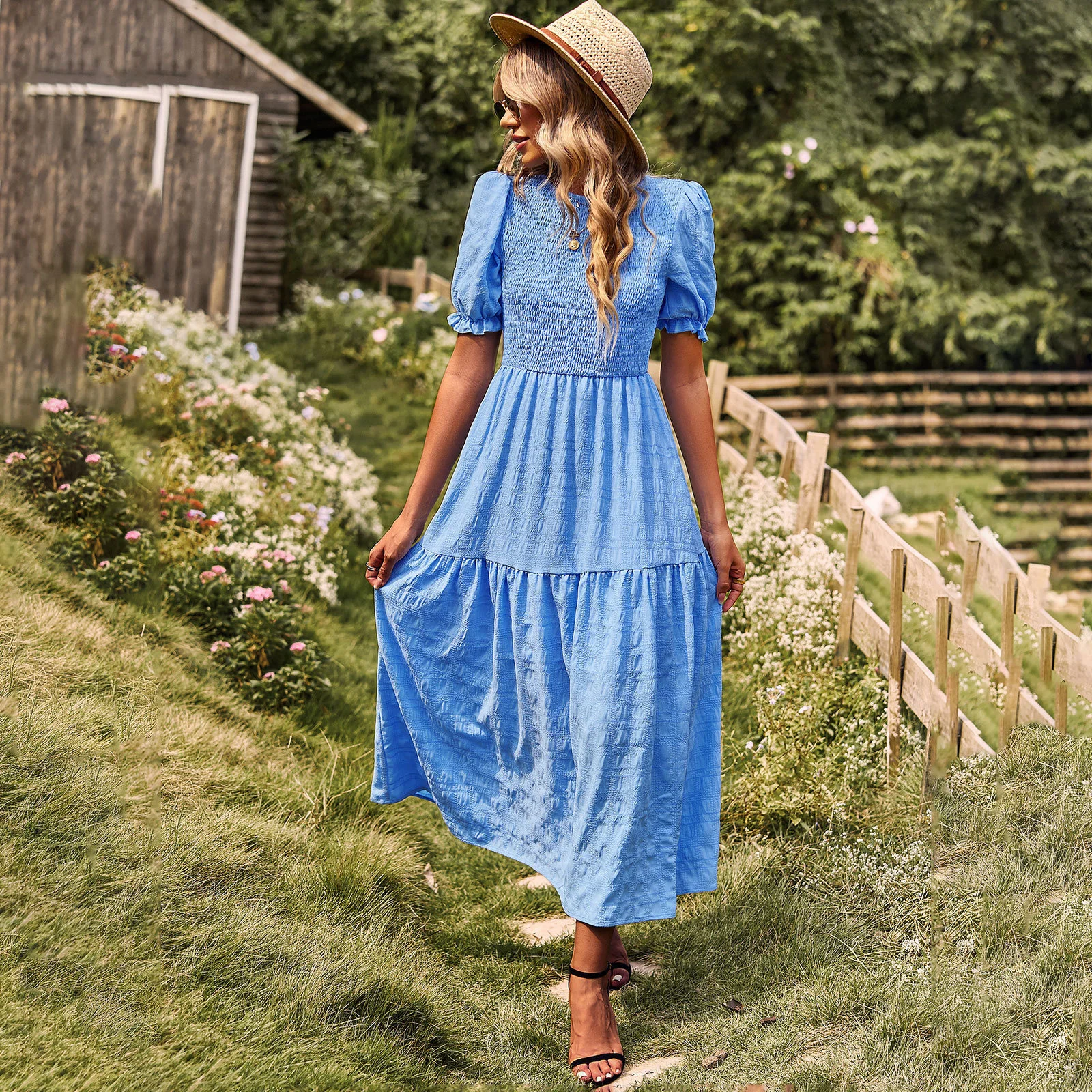 2023Casual print elegant dress, ed American Station Elegant Leisure Holiday Dress Spring/Summer Short Sleeve A-line Skirt
2023Casual print elegant dress, ed American Station Elegant Leisure Holiday Dress Spring/Summer Short Sleeve A-line Skirt