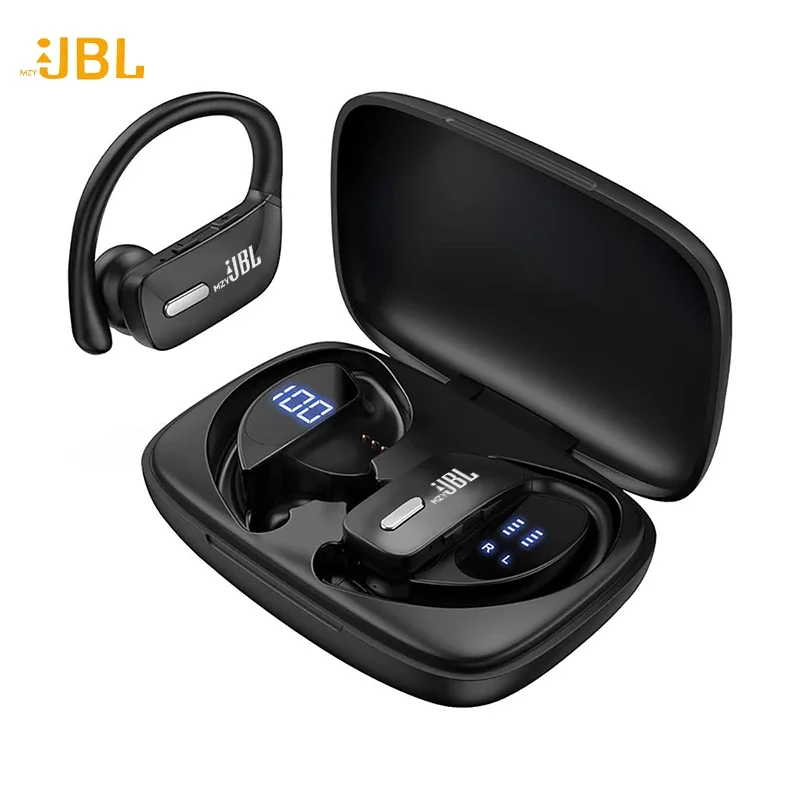 

mzyJBL True Wireless Earbuds Bluetooth Headphones Over-Ear Earphones With Earhooks 48H Battery Life Headest With Mic For JBL