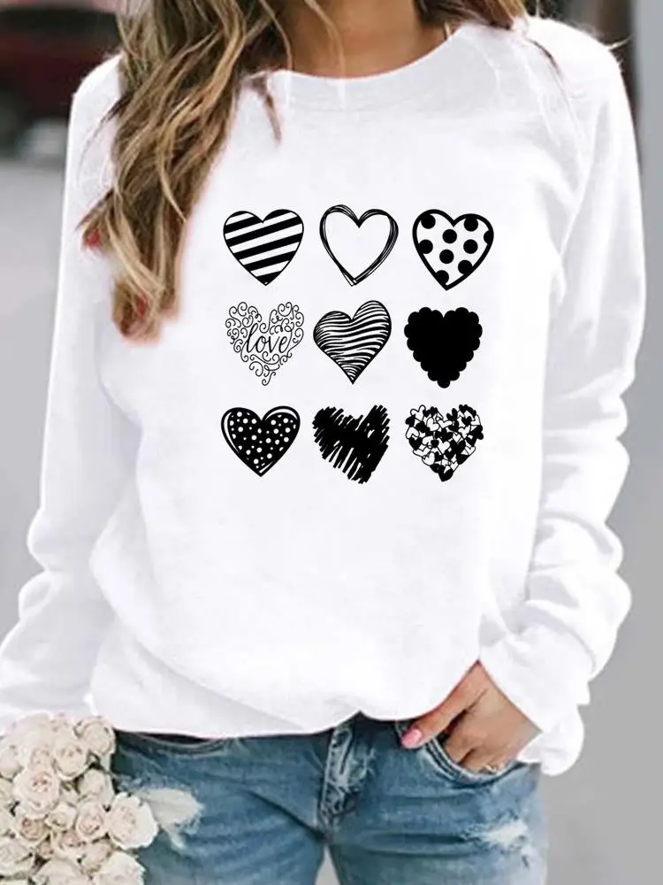 Love Heart Trend 90s Graphic Sweatshirts Fall Autumn Spring Print Ladies Women Pullovers Female Hoodies Casual Woman Clothing 
Love Heart Trend 90s Graphic Sweatshirts Fall Autumn Spring Print Ladies Women Pullovers Female Hoodies Casual Woman Clothing