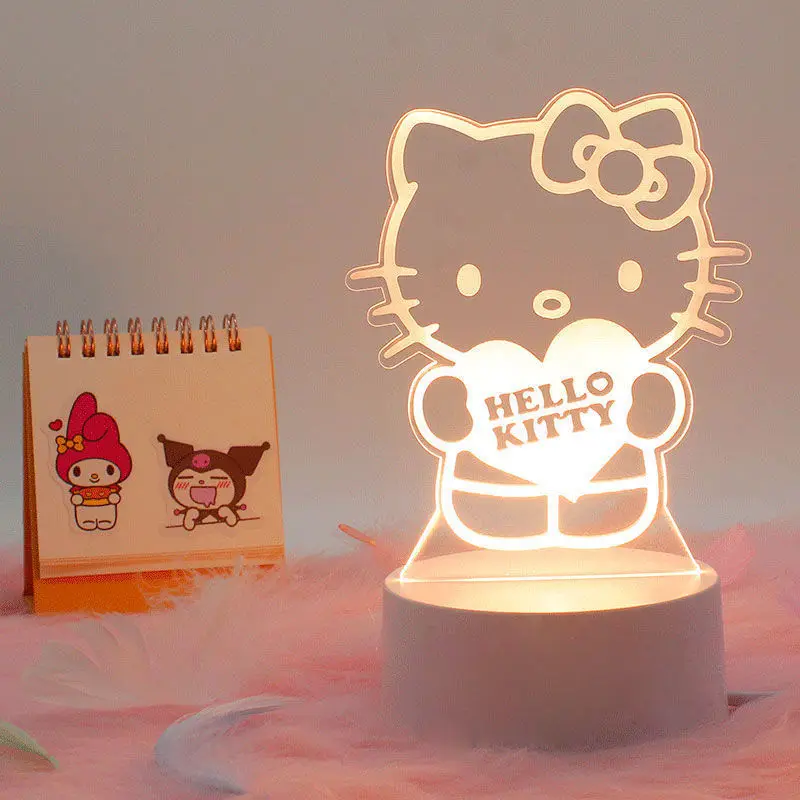 Kawaii Cartoon Sanrios Kt Cat Eye Protection Night Light My Melody Kuromi Cute Anime Bedroom Desktop Desk Lamp Female Hot Style
Kawaii Cartoon Sanrios Kt Cat Eye Protection Night Light My Melody Kuromi Cute Anime Bedroom Desktop Desk Lamp Female Hot Style