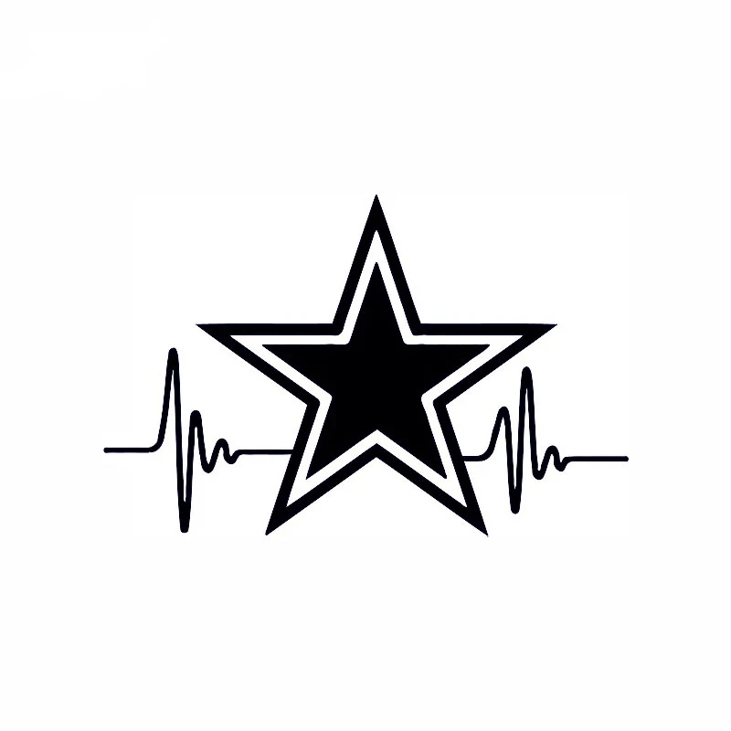 Heartbeat Star Cowboys Dallas Funny Vinyl Decal Sticker Car Stickers Window Car Decoration Waterproof Decals 13x8cm
Heartbeat Star Cowboys Dallas Funny Vinyl Decal Sticker Car Stickers Window Car Decoration Waterproof Decals 13x8cm