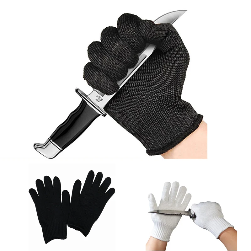 1Pair Steel Wire Metal Mesh Gloves Level 5 Safety Anti-cut High-strength Industrial Kitchen Gardening Butcher Glass Cut Self-def
1Pair Steel Wire Metal Mesh Gloves Level 5 Safety Anti-cut High-strength Industrial Kitchen Gardening Butcher Glass Cut Self-def