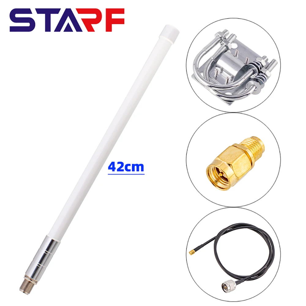 STARF Antenna Kit 10dBi 868MHz Tuned LoRa Helium Omni Fiberglass Aerial N Female Fixed Wall Mount Antenna Set
STARF Antenna Kit 10dBi 868MHz Tuned LoRa Helium Omni Fiberglass Aerial N Female Fixed Wall Mount Antenna Set
