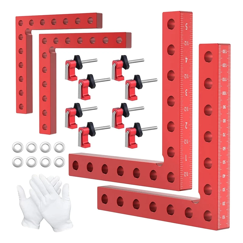 90 Degree Clamp Right Angle For Woodworking 4Pc 5.5X5.5 Inch Woodworking Corner Clamp For Picture Frame Cabinet,Drawers
90 Degree Clamp Right Angle For Woodworking 4Pc 5.5X5.5 Inch Woodworking Corner Clamp For Picture Frame Cabinet,Drawers