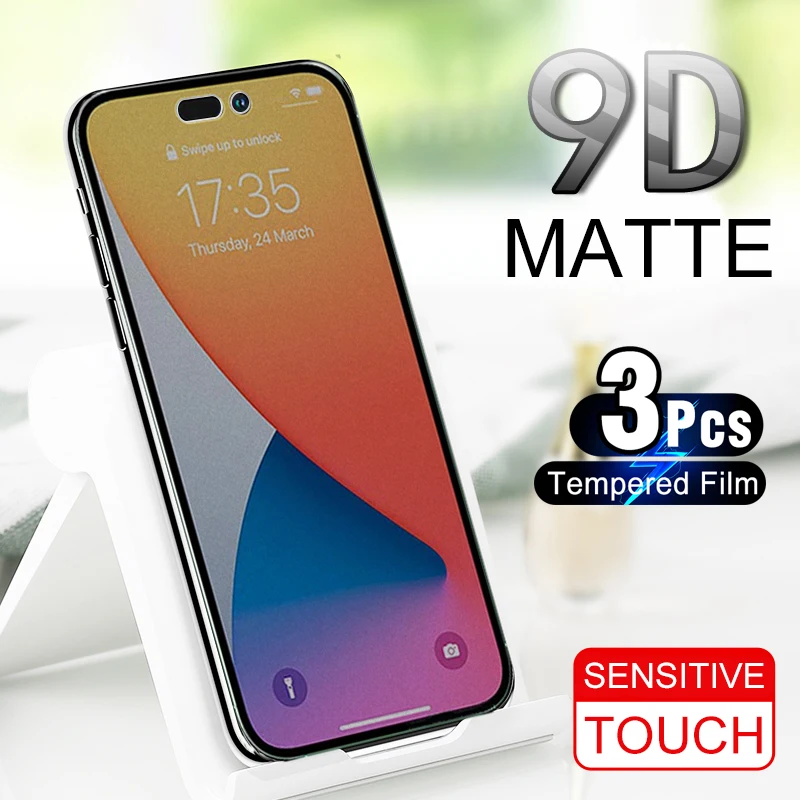 3 шт. полное покрытие матовое закаленное стекло для iPhone 14 12 13 Pro Max mini Защита экрана для iPhone 8 7 Plus HD защитное стекло 
3 шт. полное покрытие матовое закаленное стекло для iPhone 14 12 13 Pro Max mini Защита экрана для iPhone 8 7 Plus HD защитное стекло