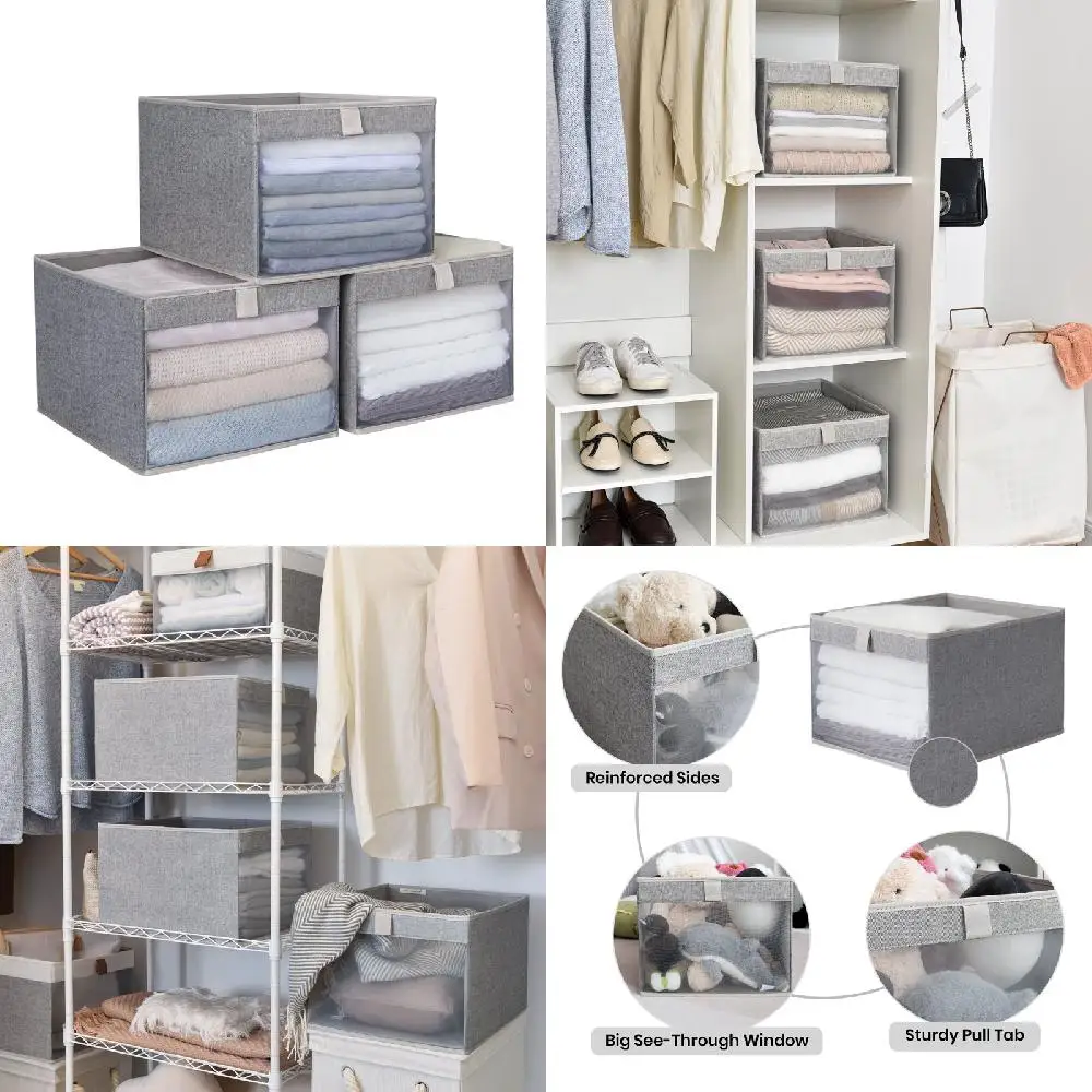 , 4 Pcs Lovely 4-Piece Home Storage Organizers Set: Makeup, Jewelry, Kitchen & Boxes - Perfect for Keepsakes & Household Essenti
, 4 Pcs Lovely 4-Piece Home Storage Organizers Set: Makeup, Jewelry, Kitchen & Boxes - Perfect for Keepsakes & Household Essenti