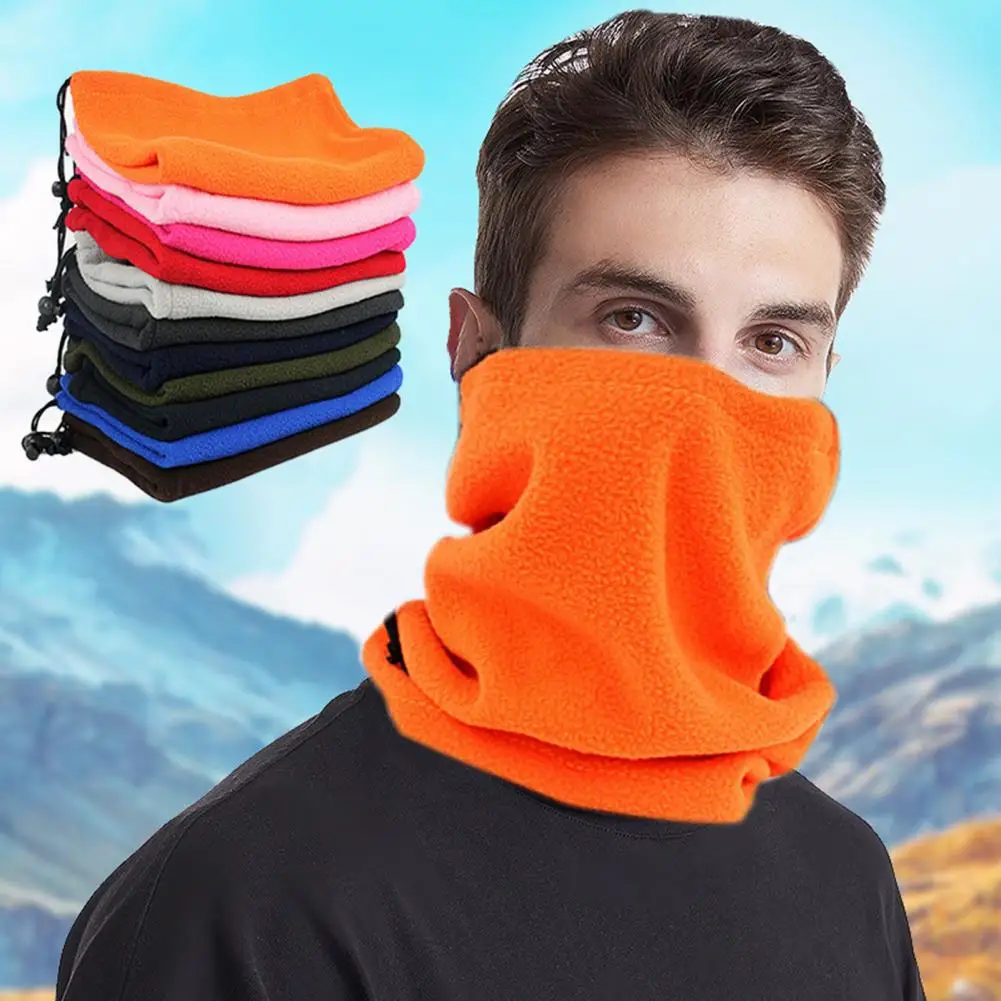 Drawstring Warm Tube Scarf Unisex Autumn Winter Outdoor Fleece Cycling Face Cover
Drawstring Warm Tube Scarf Unisex Autumn Winter Outdoor Fleece Cycling Face Cover