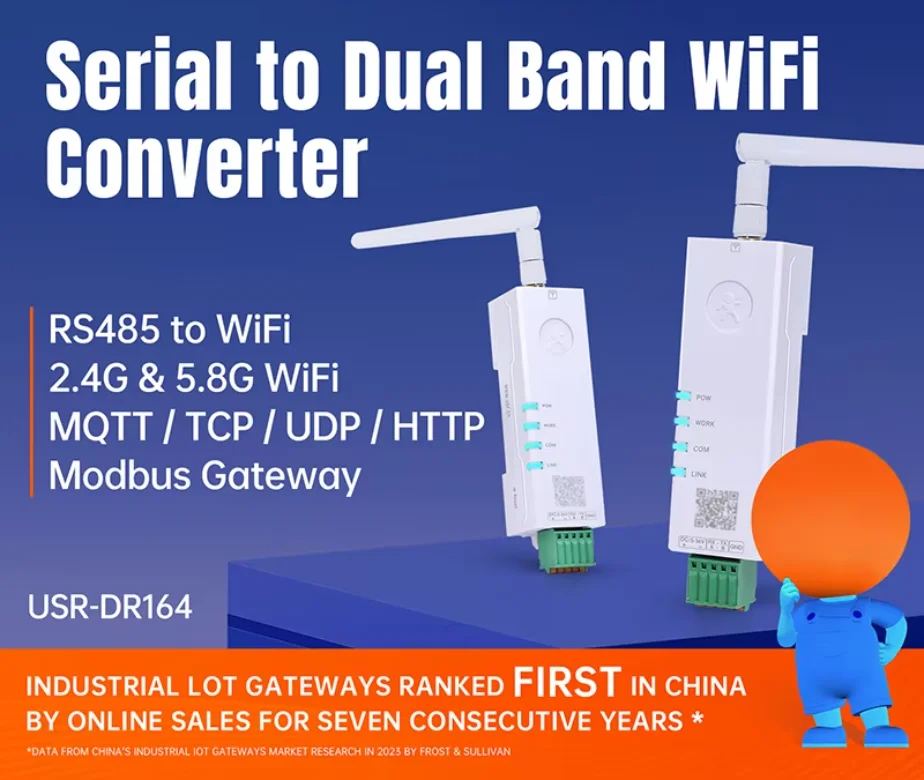 LPSECURITY USR-DR164 Модуль Wi-Fi преобразователь RS485
LPSECURITY USR-DR164 Модуль Wi-Fi преобразователь RS485