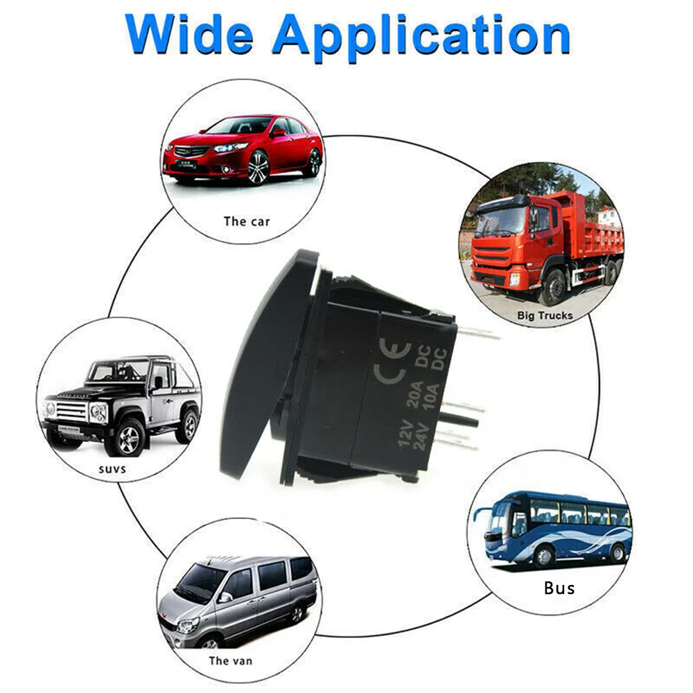 12V Rocker Switch 20A Boat Car HORN LED Momentary Red Toggle Waterproof High Quality Hot Sale Practical Reliable
12V Rocker Switch 20A Boat Car HORN LED Momentary Red Toggle Waterproof High Quality Hot Sale Practical Reliable