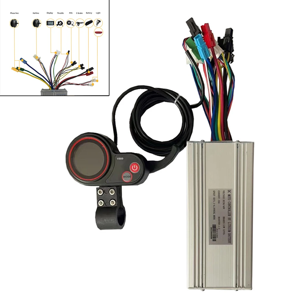 Durable E-bike Controller Controllers Control Panel Dual Mode E-bike Accessories For UART No.2 Protocol Hall Controller
Durable E-bike Controller Controllers Control Panel Dual Mode E-bike Accessories For UART No.2 Protocol Hall Controller