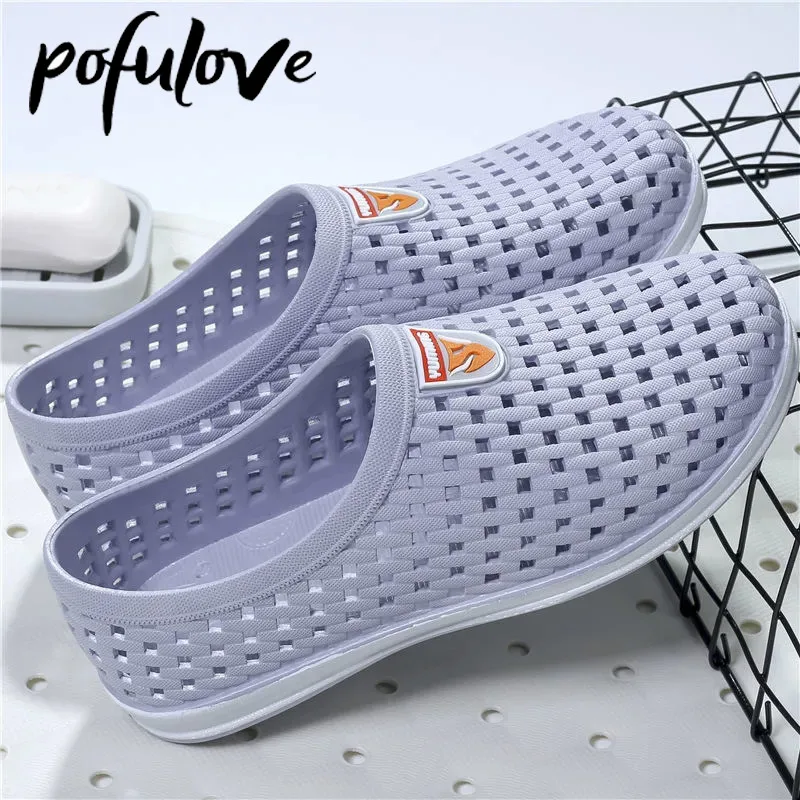 Pofulove Flat Shoes Men's Hollow Slip-On Casual Work Shoes Summer Loafers Men's Shallow Breathable Sandals Zapatos
Pofulove Flat Shoes Men's Hollow Slip-On Casual Work Shoes Summer Loafers Men's Shallow Breathable Sandals Zapatos