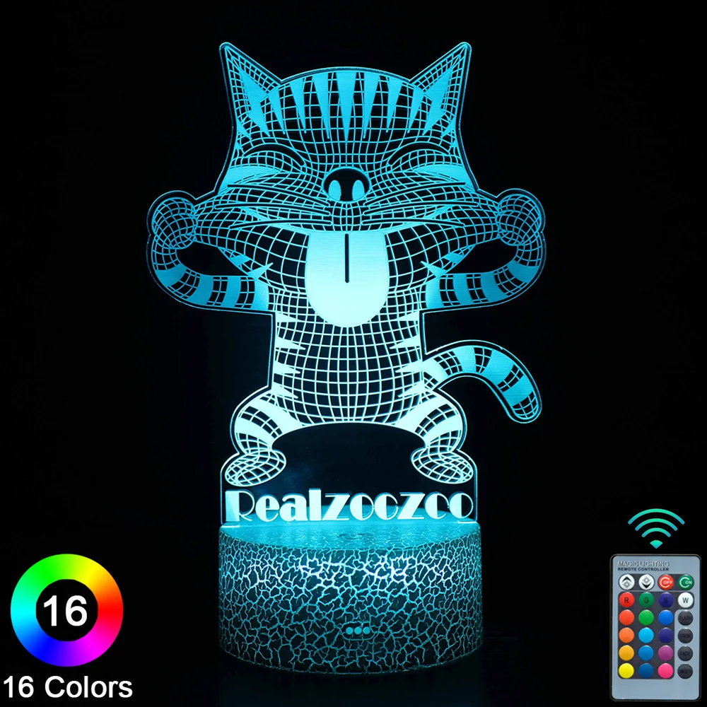 Cats LED 3D Night Lights Touch Remote Control Novelty Table Desk Lamp Room Decor Christmas Birthday Gift -No.1749
Cats LED 3D Night Lights Touch Remote Control Novelty Table Desk Lamp Room Decor Christmas Birthday Gift -No.1749
