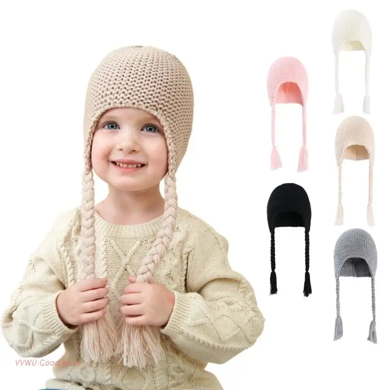 Baby Hat Knitted Braid Earflap Hat Toddler Autumn Hat Infant Breathable Headdress Cute Photo Props Windproof Bonnet Hat
Baby Hat Knitted Braid Earflap Hat Toddler Autumn Hat Infant Breathable Headdress Cute Photo Props Windproof Bonnet Hat
