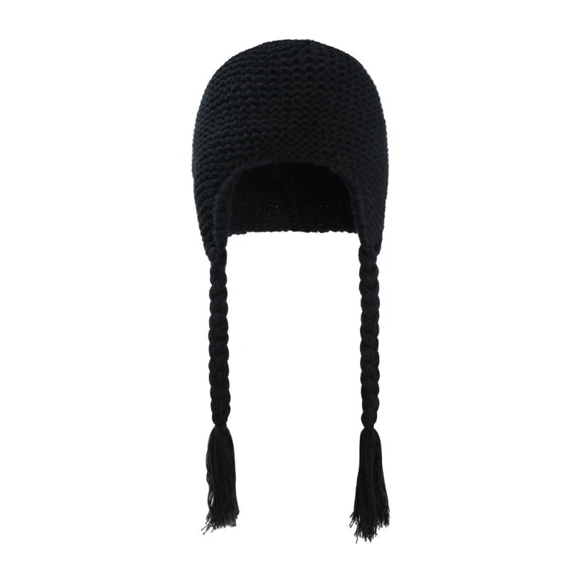 Toddler Knitted Hat Winter Warm Caps Baby Hat Long Braid Earmuff Hat Breathable Lovely Headdress Newborn Beanie Headgear
Toddler Knitted Hat Winter Warm Caps Baby Hat Long Braid Earmuff Hat Breathable Lovely Headdress Newborn Beanie Headgear