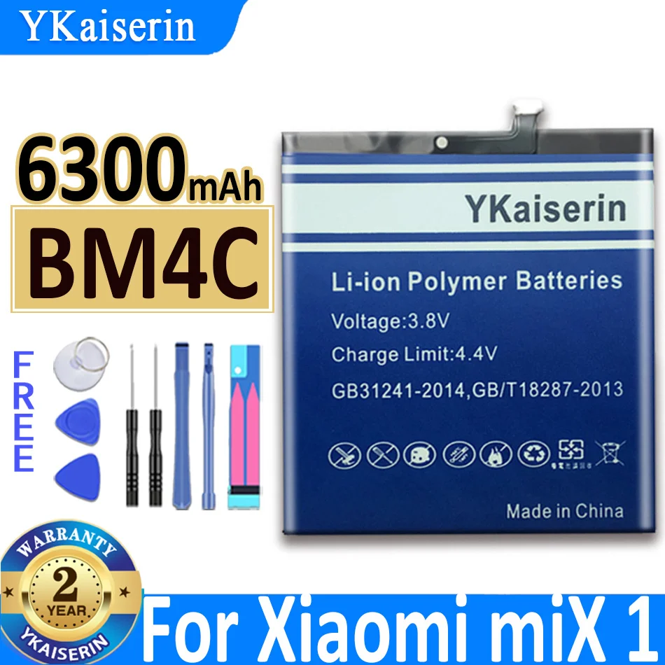 Телефонный аккумулятор ykaisin для Mi Mix, Сменный аккумулятор для Xiaomi MiMix BM4C, аккумулятор для Xiaomi Mi Mix 6300 мАч
Телефонный аккумулятор ykaisin для Mi Mix, Сменный аккумулятор для Xiaomi MiMix BM4C, аккумулятор для Xiaomi Mi Mix 6300 мАч