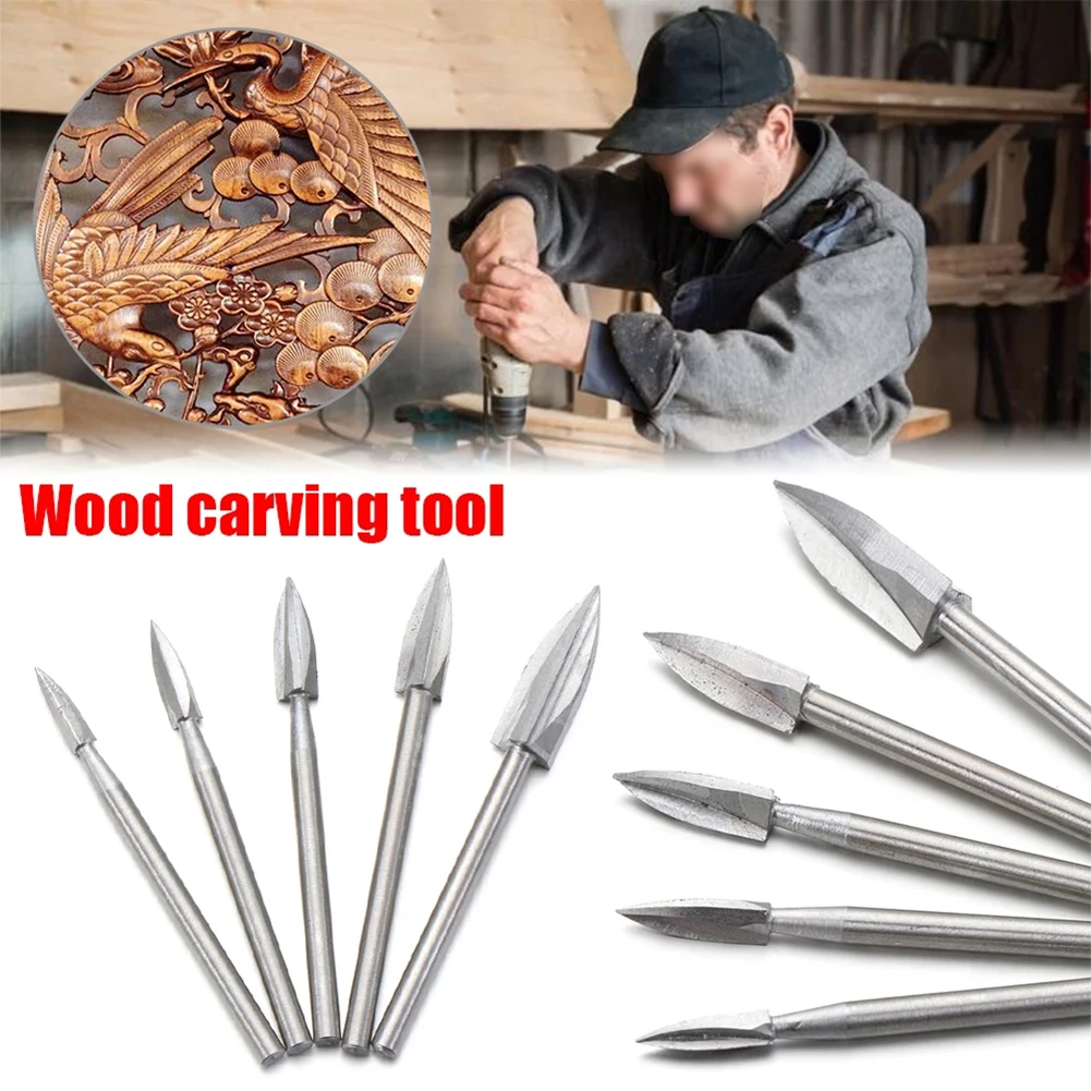 5PCS Wood Carving Engraving HSS Drill Bit Kit Set Woodwork Carbide Grinding Power Tool Root Milling Grinder Burr Precise Carve
5PCS Wood Carving Engraving HSS Drill Bit Kit Set Woodwork Carbide Grinding Power Tool Root Milling Grinder Burr Precise Carve