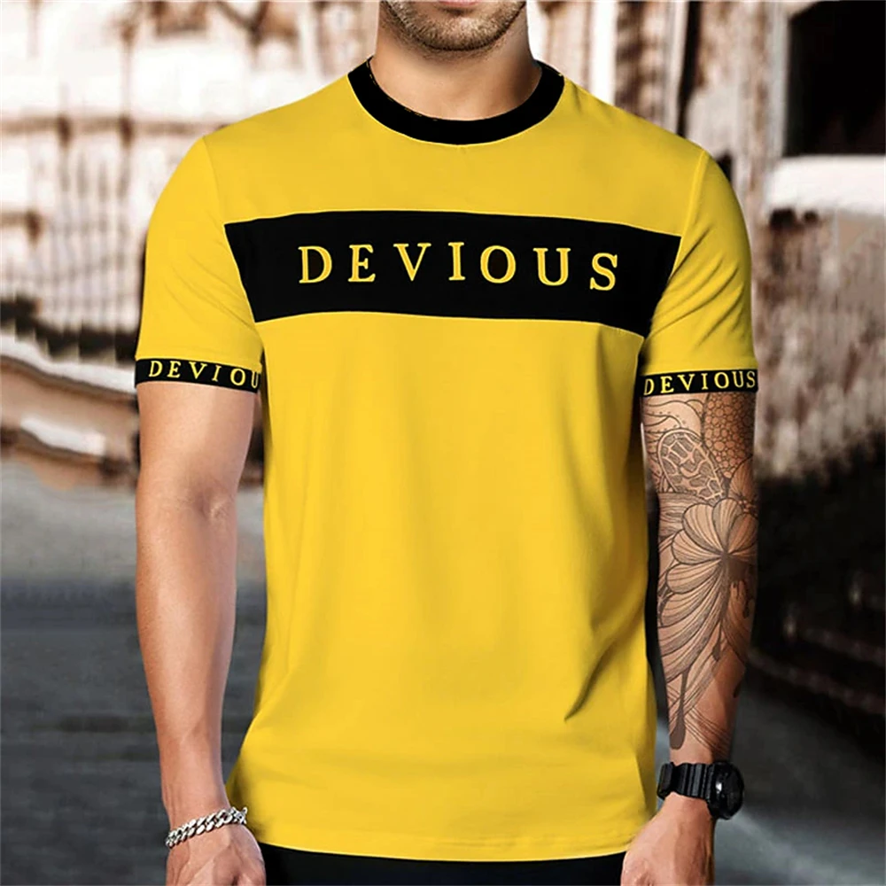 Fashion Men's T shirt Tee Cool Shirt Letter Crew Neck 3D Print Casual Holiday Short Sleeve Graphic Print Clothing Sports Apparel
Fashion Men's T shirt Tee Cool Shirt Letter Crew Neck 3D Print Casual Holiday Short Sleeve Graphic Print Clothing Sports Apparel