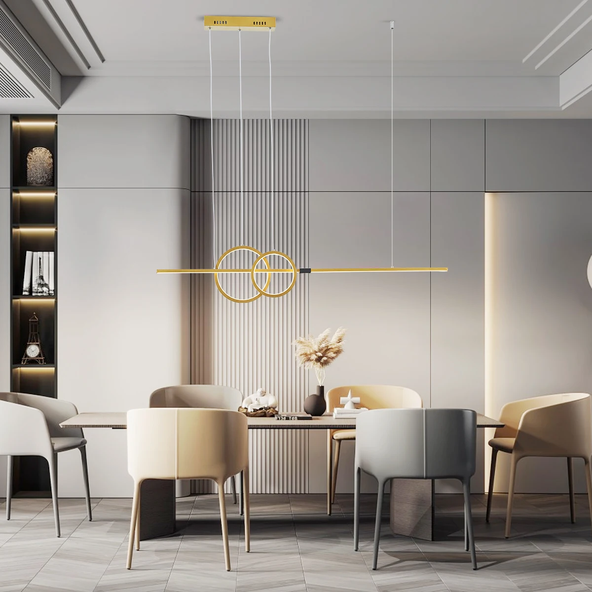 Gleam Nordic Style Simple Chandelier LED for Living Kitchen Dining Room Hanging Lamps Decoration Indoor Lighting Fixture
Gleam Nordic Style Simple Chandelier LED for Living Kitchen Dining Room Hanging Lamps Decoration Indoor Lighting Fixture