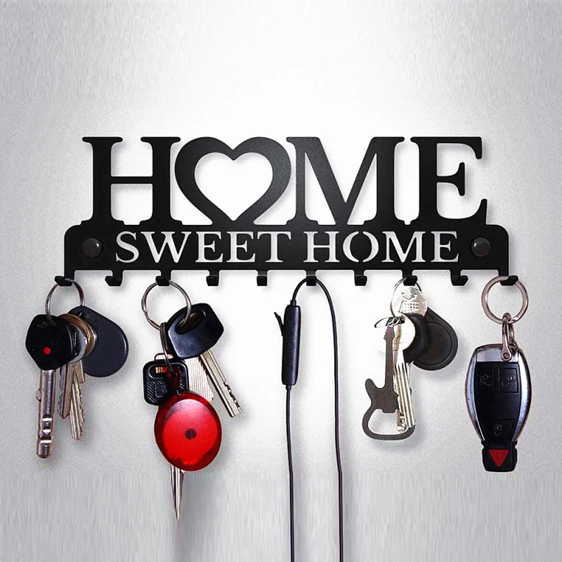 Metal Key Hooks Cat Dog Sweet Home Black Metal Key Holder Balcony Clothes Rack Kitchen Organizer Bathroom Storage Hangers
Metal Key Hooks Cat Dog Sweet Home Black Metal Key Holder Balcony Clothes Rack Kitchen Organizer Bathroom Storage Hangers