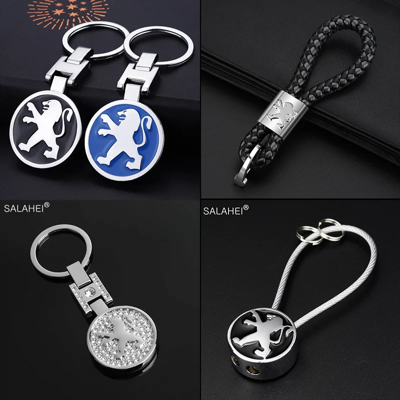 3D Metal Leather Auto Styling Car Keychain Key Chain Key Rings for Peugeot 206 308 307 207 208 3008 2008 407 508 107 Accessories
3D Metal Leather Auto Styling Car Keychain Key Chain Key Rings for Peugeot 206 308 307 207 208 3008 2008 407 508 107 Accessories