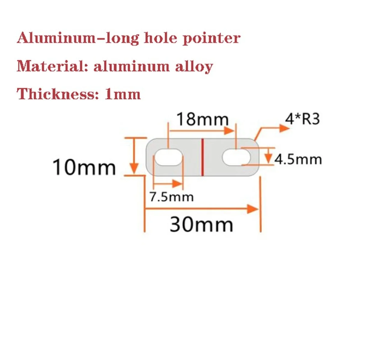 1SET Scale Pointer Ruler Arrow Equipment Measuring Middle Line Line Indicator Needle Zero Arrow Sign Opening/Long Hole Pointer
1SET Scale Pointer Ruler Arrow Equipment Measuring Middle Line Line Indicator Needle Zero Arrow Sign Opening/Long Hole Pointer